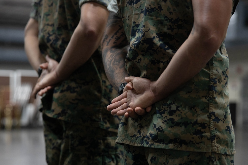 Dress for Success: 3rd Medical Battalion Conducts Uniform Inspection at MCBH