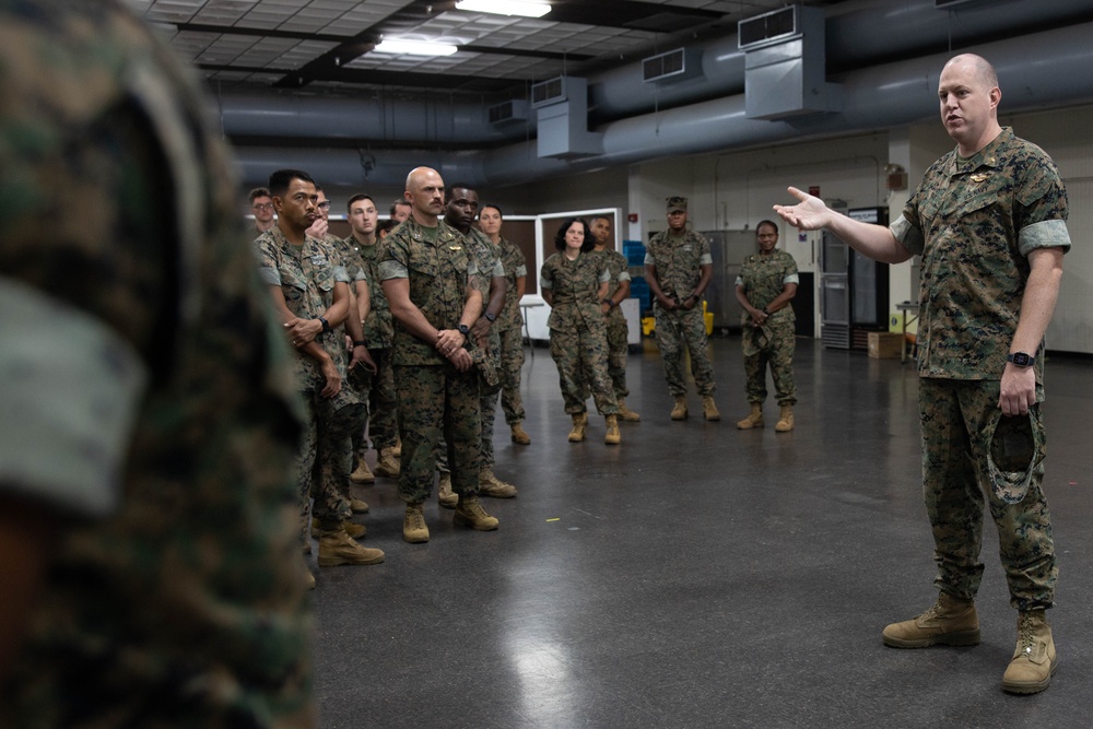 Dress for Success: 3rd Medical Battalion Conducts Uniform Inspection at MCBH