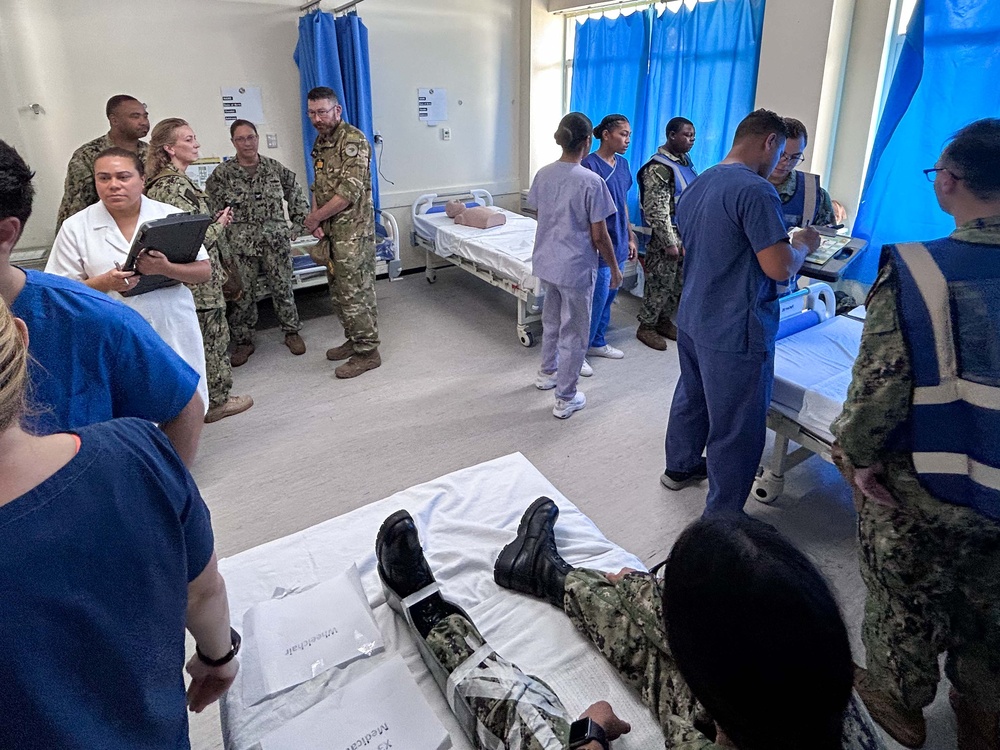 Pacific Partnership 2023: Vaiola Hospital Evacuation Exercise