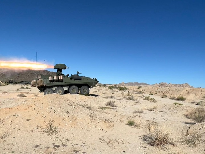 &quot;Target Identified&quot; - 4th Light Armored Reconnaissance Battalion Marines Fire Missiles in California Desert