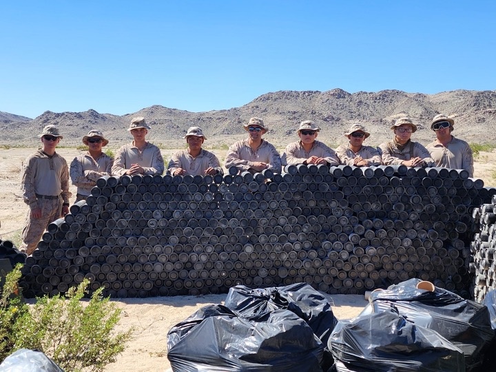 Cobra Company, 4th Light Armored Reconnaissance, Post Mortar Shoot Clean Up