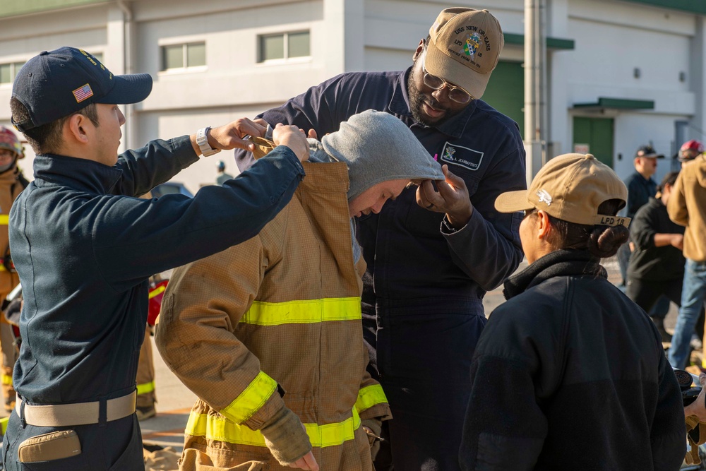USS New Orleans Chapter 13 Fire Drill