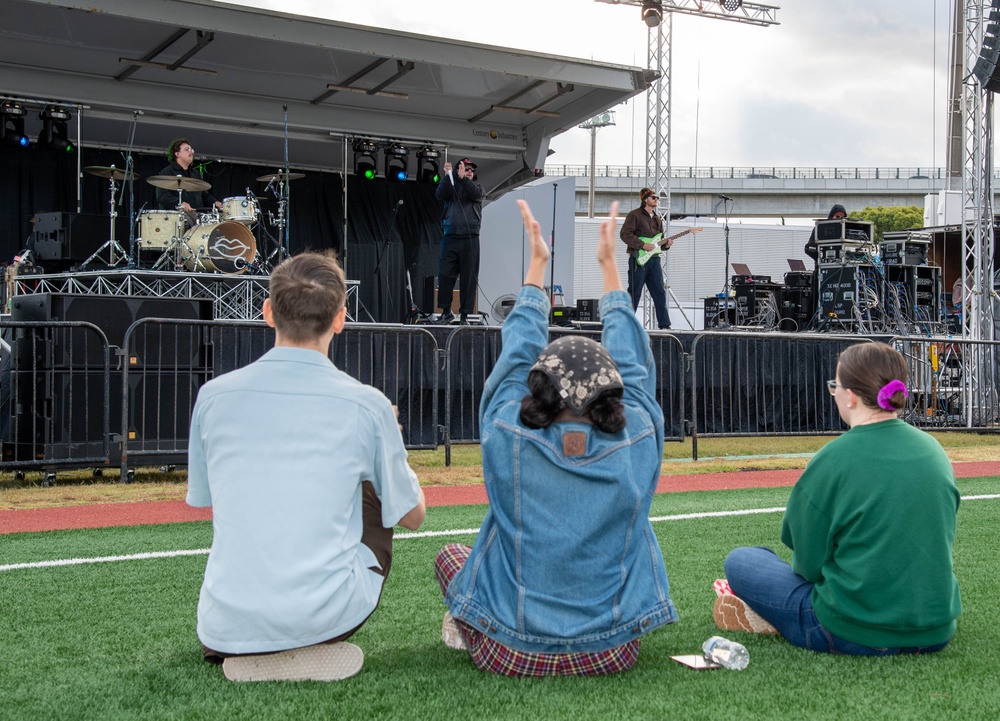 "lovelytheband" visits CFAS