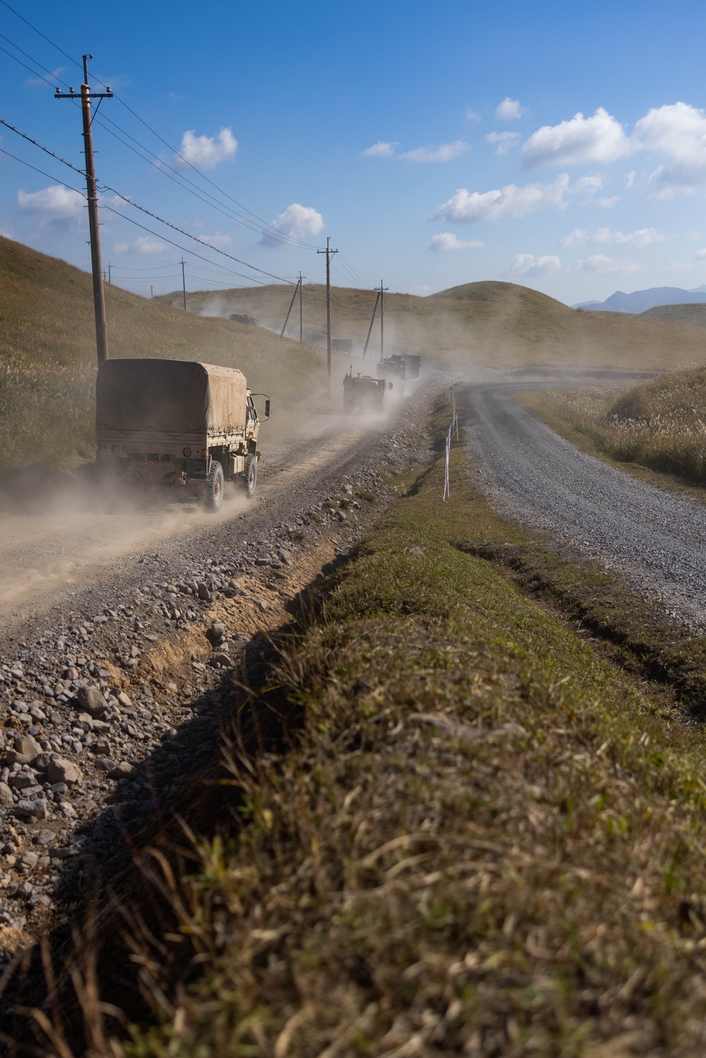 Resolute Dragon 23 FTX | 3d MARDIV, Army, JGSDF Conduct First Joint Bilateral Convoy on Hijyudai