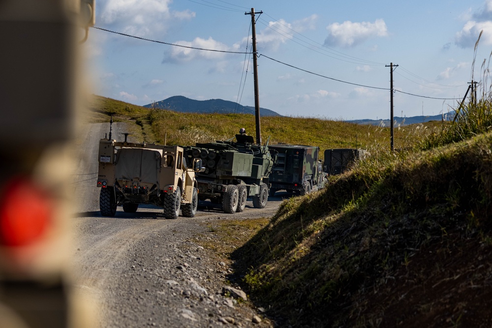 Resolute Dragon 23 FTX | 3d MARDIV, Army, JGSDF Conduct First Joint Bilateral Convoy on Hijyudai