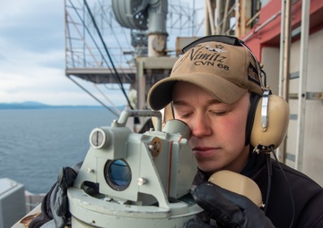Sailor Measures Bearings
