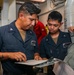 USS Shoup conducts mission-oriented protective posture damage control training evoulution