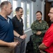 Medical personnel from Combat Logistics Battalion 31 meet with Filipino first responders and medical personnel