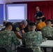 Medical personnel from Combat Logistics Battalion 31 meet with Filipino first responders and medical personnel