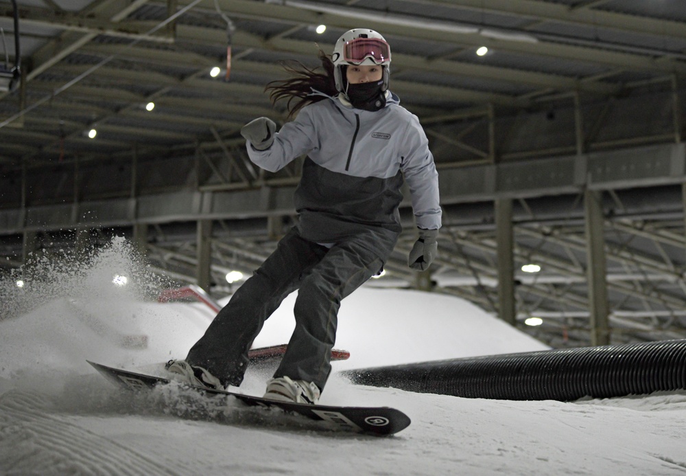 Airmen take on SnowWorld