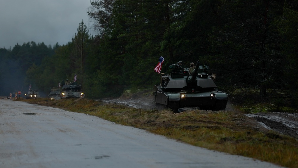 Task Force Marne troops train alongside NATO Allies during exercise Iron Spear