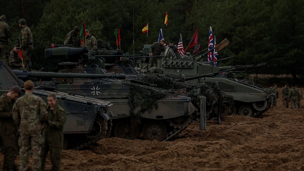 Task Force Marne troops train alongside NATO Allies during exercise Iron Spear