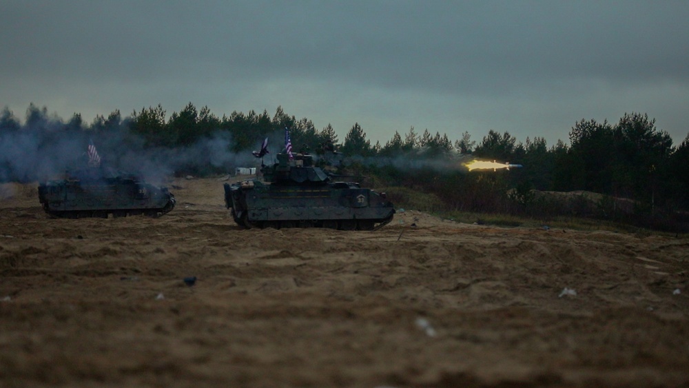 Task Force Marne troops train alongside NATO Allies during exercise Iron Spear