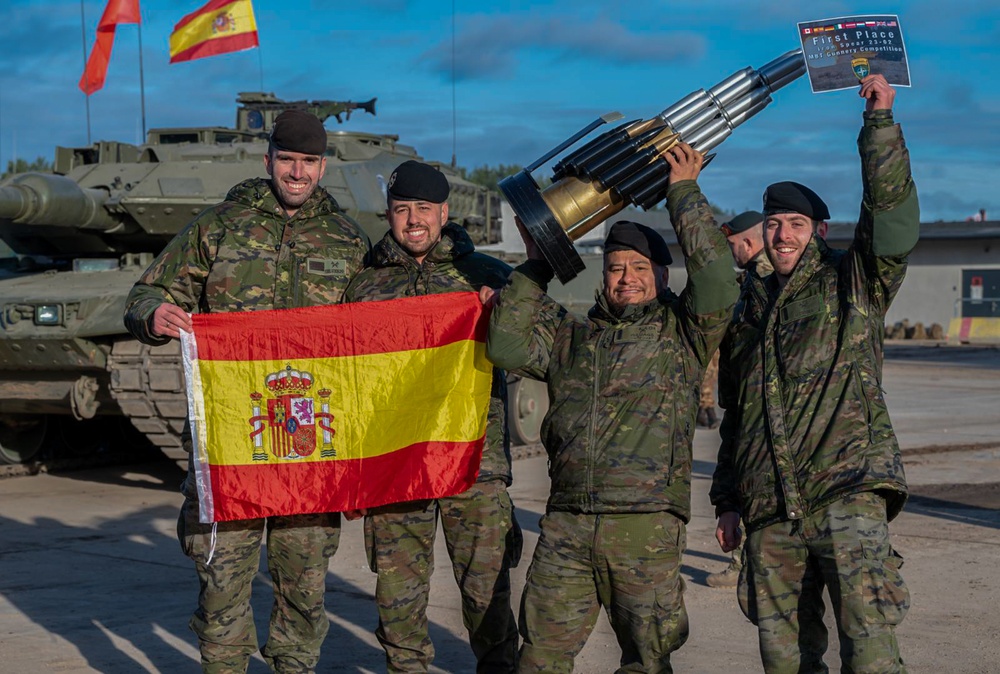 Task Force Marne troops train alongside NATO Allies during exercise Iron Spear
