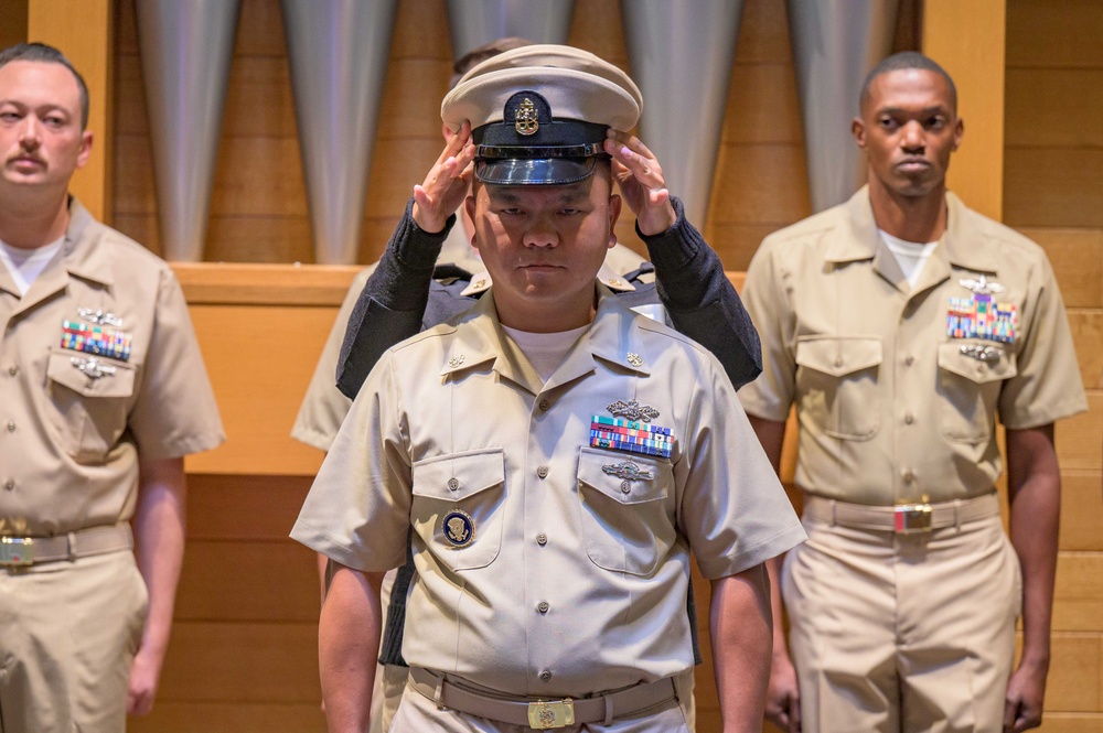 New Chief Petty Officers Pinned at Presidential Retreat Camp David