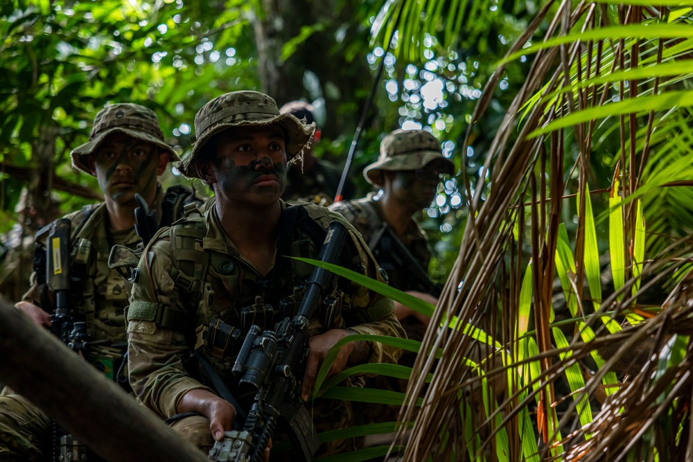 U.S., Brazilian soldiers conduct river and jungle movement to conduct mock-reconnaissance