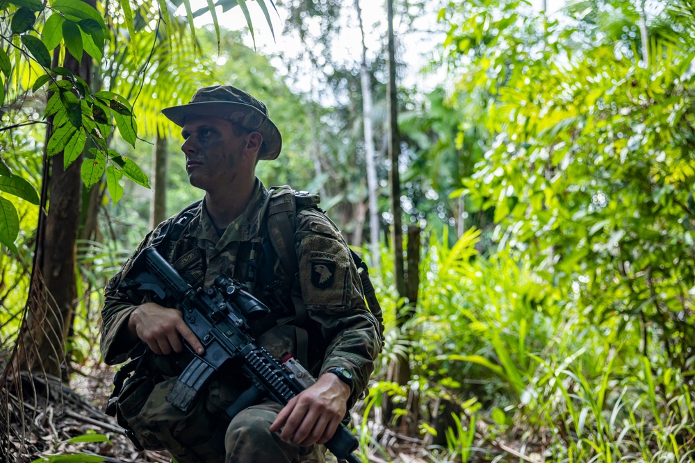 U.S., Brazilian soldiers conduct river and jungle movement to conduct mock-reconnaissance