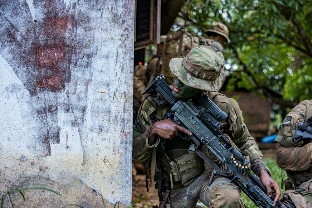 U.S., Brazilian soldiers conduct river and jungle movement to conduct mock-reconnaissance