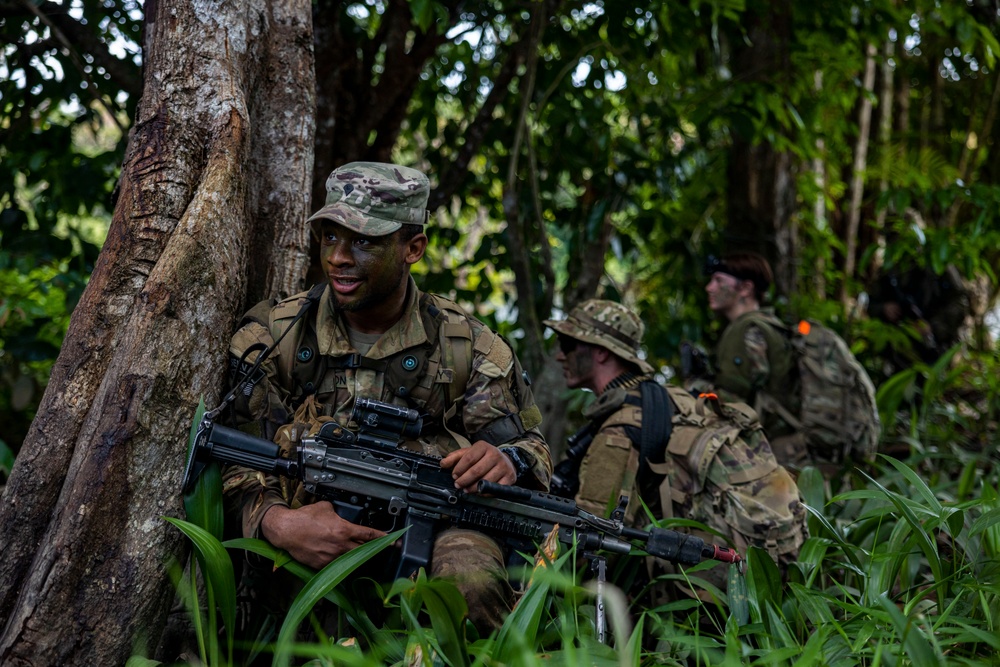 U.S., Brazilian soldiers conduct river and jungle movement to conduct mock-reconnaissance