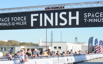 Erin Shea competes in the inaugural United States Space Force T-Minus 10-Miler