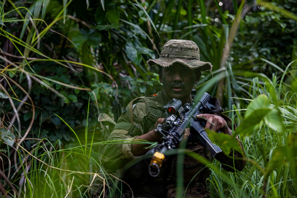 U.S., Brazilian soldiers conduct river and jungle movement to conduct mock-reconnaissance