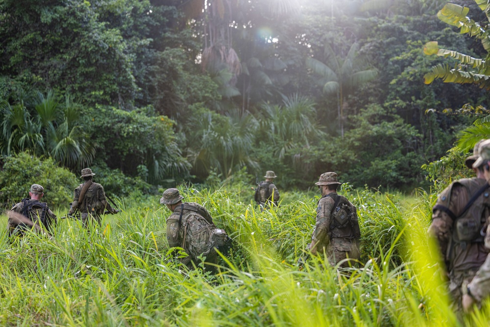 U.S., Brazilian soldiers conduct river and jungle movement to conduct mock-reconnaissance