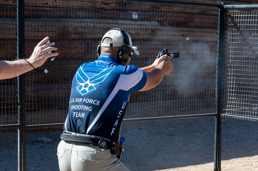 USAF Action Shooting Team Mesa competition 2023