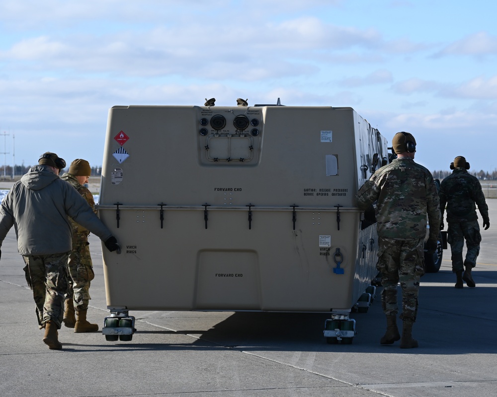 U.S. Air Force Airmen of the 119th Wing departed for an exercise