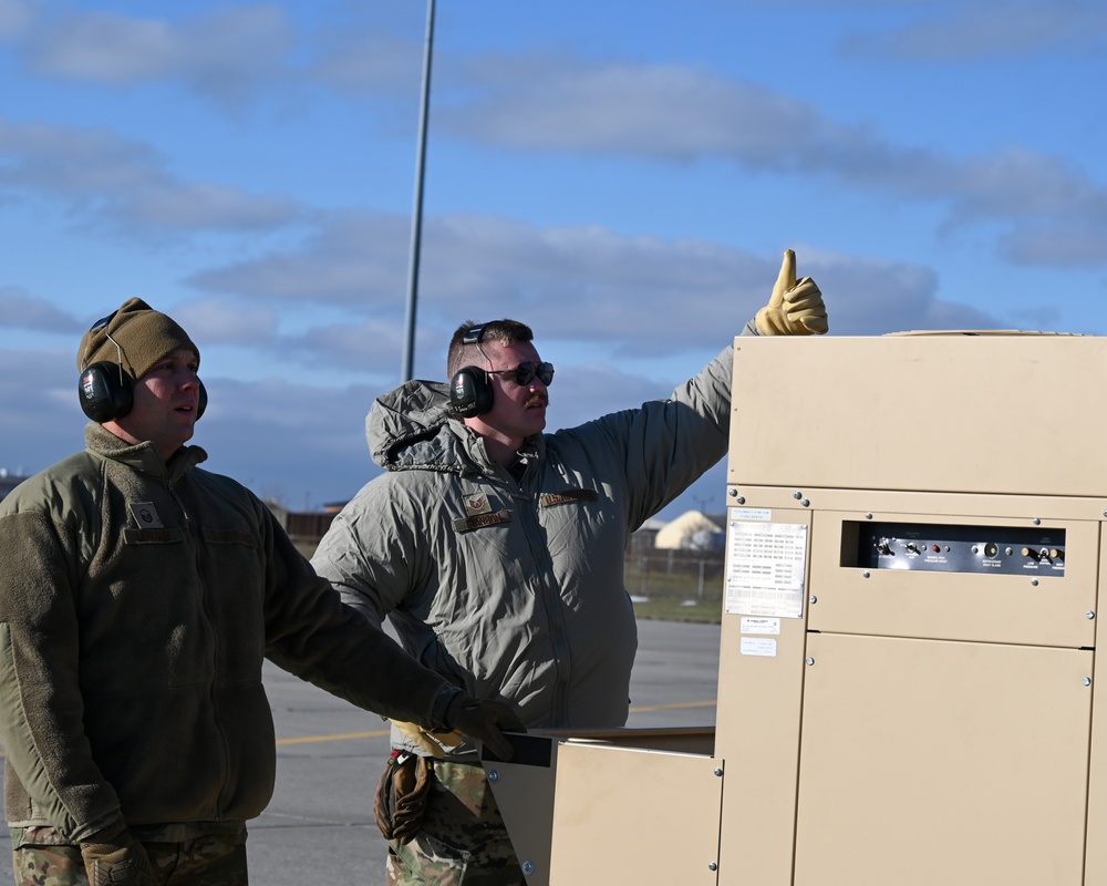 U.S. Air Force Airmen of the 119th Wing departed for an exercise