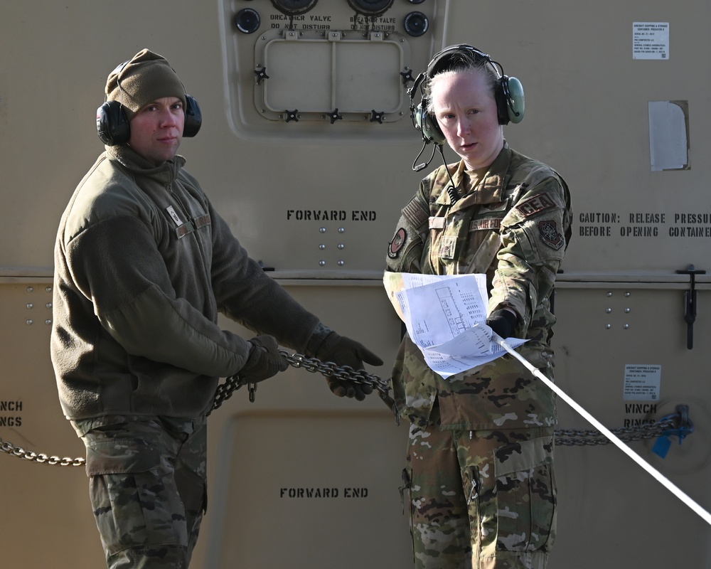 U.S. Air Force Airmen of the 119th Wing departed for an exercise