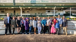 Program honors family of fallen at Churchill Downs