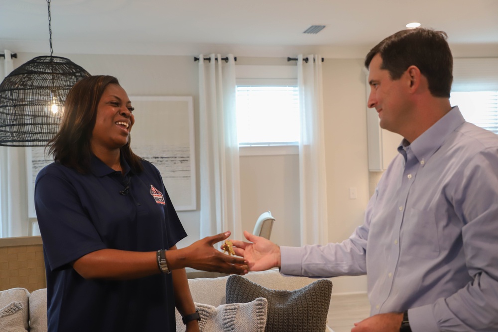 Veteran Celebrates Her Mortgage Free Home