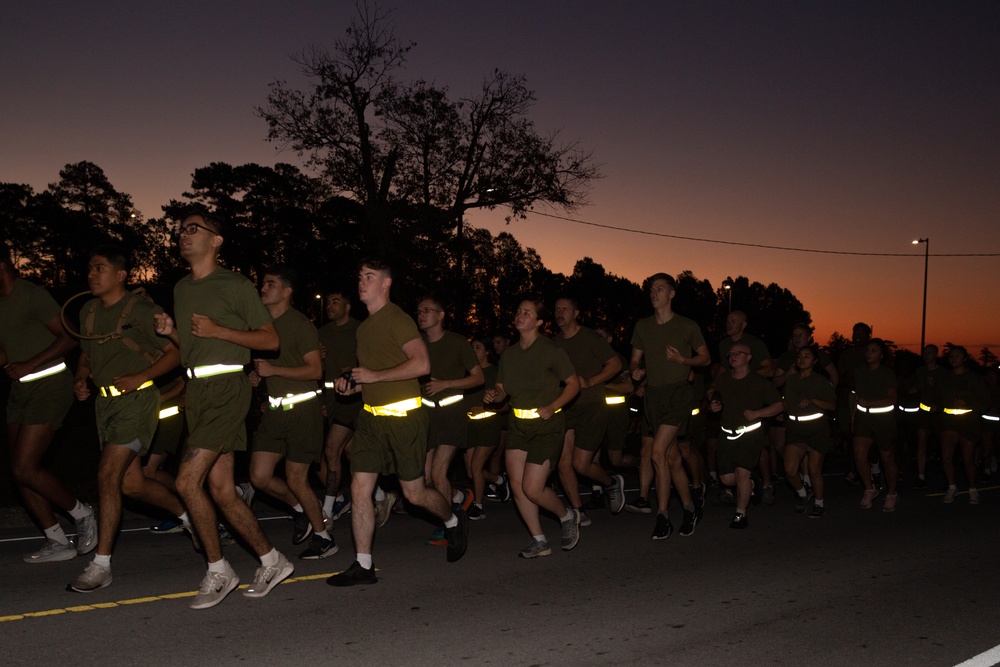 MCIEAST-MCB Camp Lejeune Headquarters and Support Battalion Run