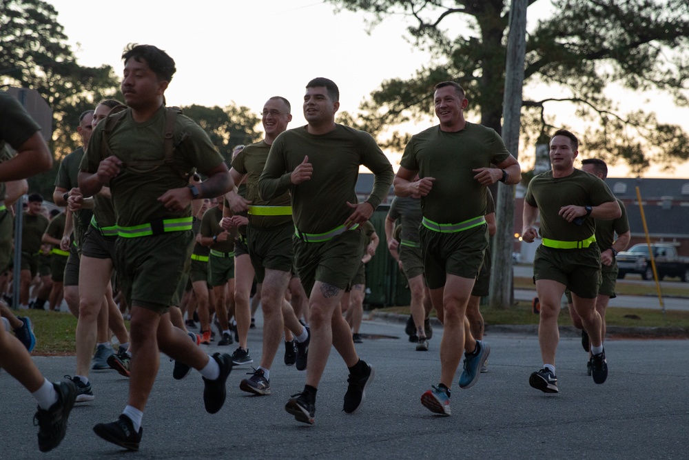 MCIEAST-MCB Camp Lejeune Headquarters and Support Battalion Run