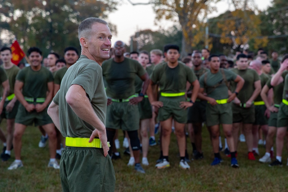 MCIEAST-MCB Camp Lejeune Headquarters and Support Battalion Run