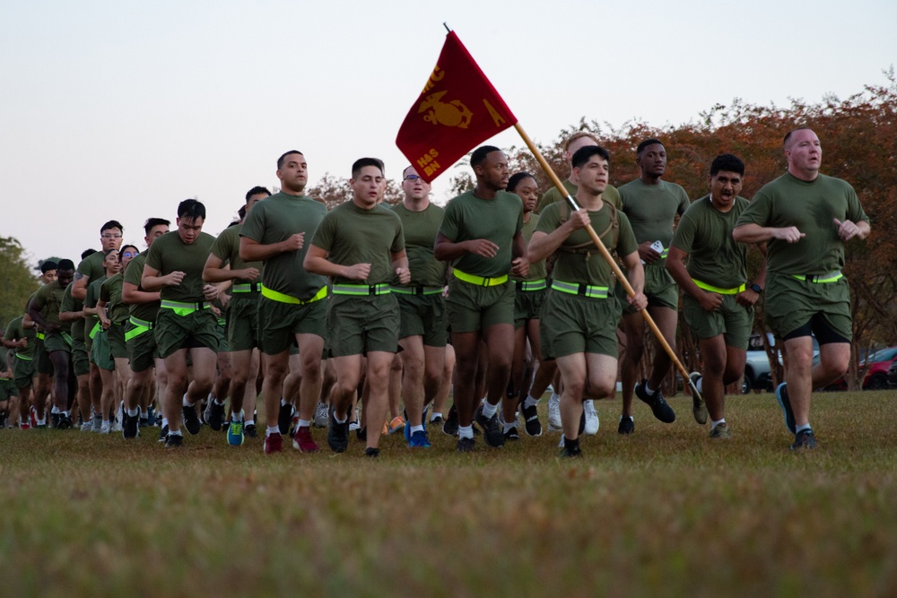 MCIEAST-MCB Camp Lejeune Headquarters and Support Battalion Run