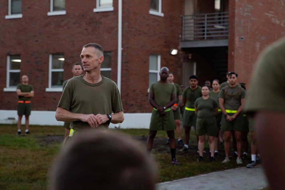 MCIEAST-MCB Camp Lejeune Headquarters and Support Battalion Run