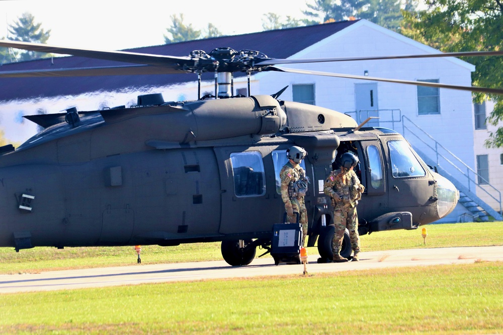 UH-60 Black Hawk training operations at Fort McCoy