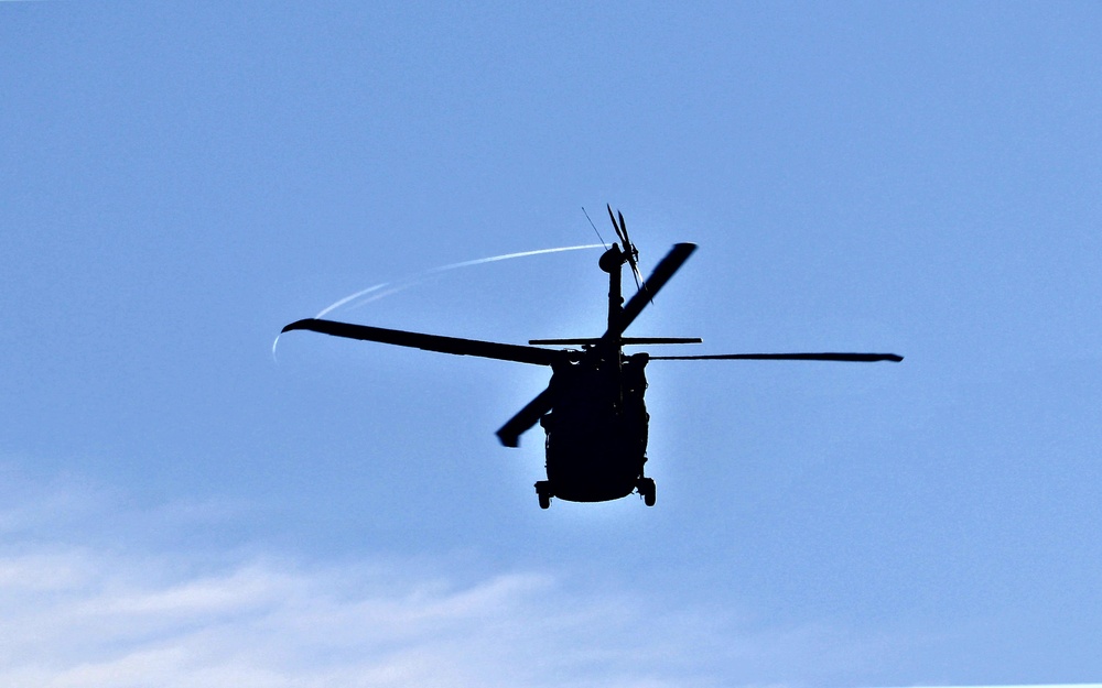 UH-60 Black Hawk training operations at Fort McCoy