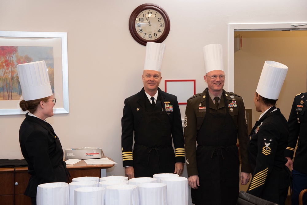 NMRTC, Bethesda Leadership Serves Food for Thanksgiving Meal