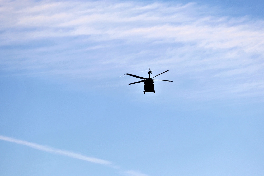 UH-60 Black Hawk training operations at Fort McCoy