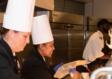 NMRTC, Bethesda Leadership Serves Food for Thanksgiving Meal