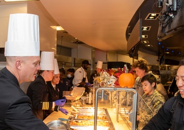 NMRTC, Bethesda Leadership Serves Food for Thanksgiving Meal