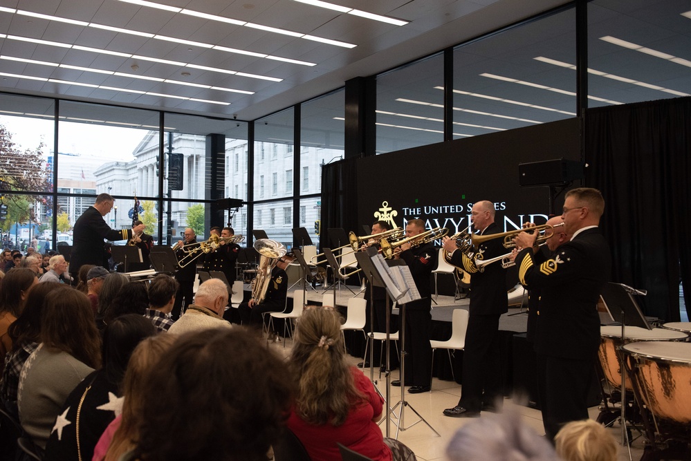 Navy Band Ceremonial Brass in Concert at Martin Luther King Jr. Memorial Library.