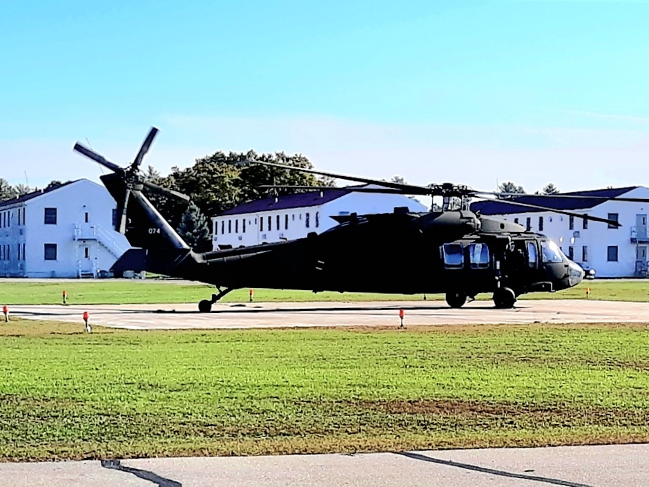 UH-60 Black Hawk training operations at Fort McCoy