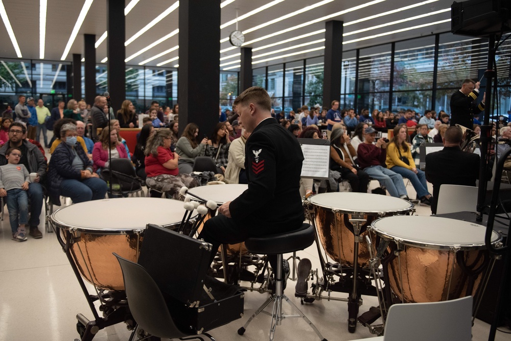 Navy Band Ceremonial Brass in Concert at Martin Luther King Jr. Memorial Library.