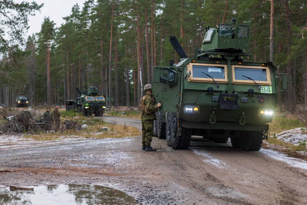 CLB-6 and Finnish Nylands Brigade Conduct a Long-Range Convoy