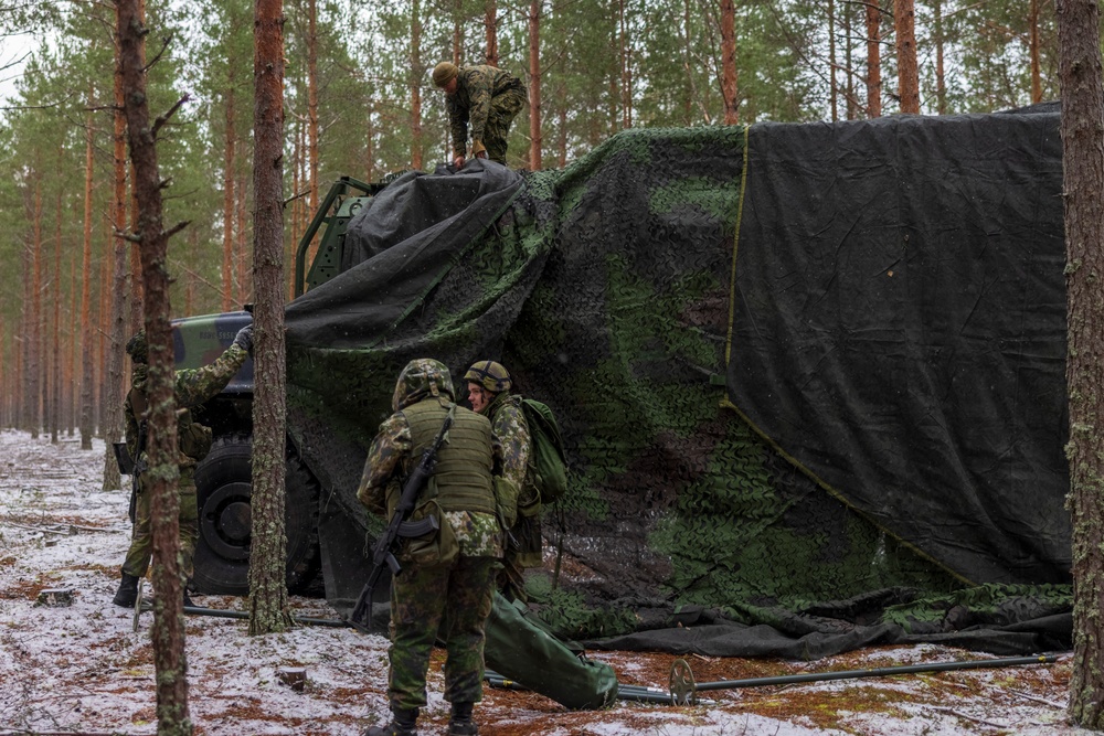 CLB-6 and Finnish Nylands Brigade Conduct a Long-Range Convoy