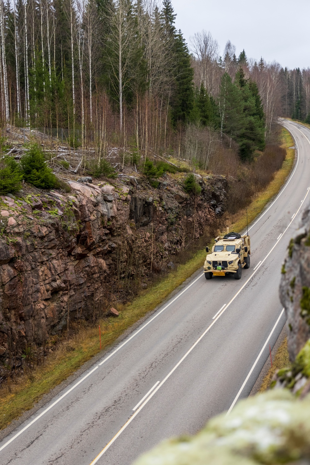 CLB-6 and Finnish Nylands Brigade Conduct a Long-Range Convoy