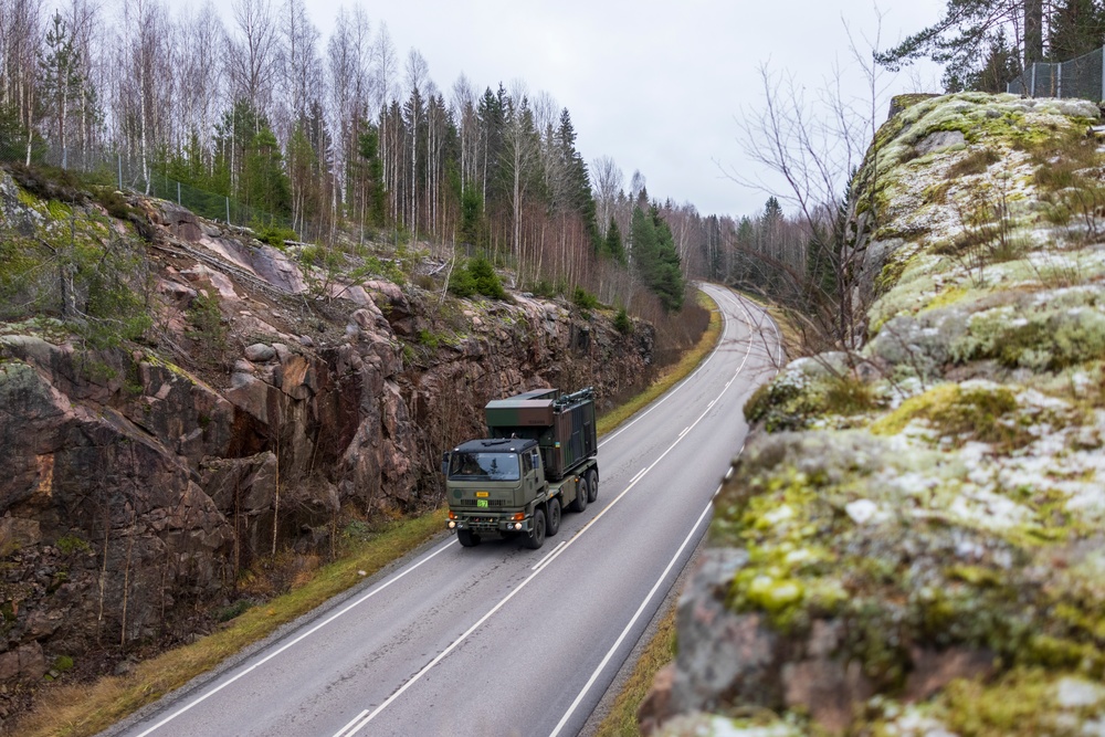 CLB-6 and Finnish Nylands Brigade Conduct a Long-Range Convoy